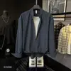 Camisa Plaid Camada Moda Verão Estilo Hong Kong Masculina, Camisa Confortável Patchwork Jovem Falsa Duas Peças