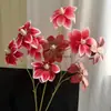 3 Flores de Magnólia Artificiais para Decoração de Corredor de Casamento, Banquete de Noivado e Arranjo de Quarto de Casamento