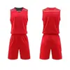 Conjunto de uniforme de basquete com shorts de manga curta para homens, feito sob medida para estudantes, uniforme reversível de equipe de competição para adultos para estudantes universitários
