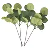Decoración Artificial de Planta DIY de Eucalipto Artificial con Esquejes de Frutas, Ramas Cortas de Hojas de Dinero y Hojas Transfronteriza de Amazon