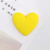 Nova Capa de Celular Acrílica com Coração DIY, Acessórios de Joia, Pintura Spray Cor de Doce, Buraco de Coração, Acessórios para Sapato de Zhuzi