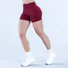 Yuean Amazon Pantalones Cortos de Yoga de Cintura Alta Levanta Glúteos Sin Costuras Melocotón Glúteo Pantalones de Fitness Ropa Deportiva Pantalones Cortos de Yoga