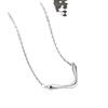 Collar V Ondulado Estilo Coreano para Mujer Lujo Ligero Diseño de Nicho de Gama Alta Cadena para el Cuello Moda Simple Elegante Combinable Clavícula