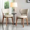 Cadeira Nórdica de Madeira Maciça, Simples Moderna para Jantar, Designer Italiano para Sala de Jantar Uso Doméstico, Cadeira com Encosto de Luxo Leve, Uso em Escritório