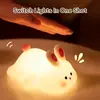Lámpara de Silicona Táctil Luz Nocturna Lámpara Táctil Luz Suave Protección Ocular Control por Voz Luz Nocturna Regalo