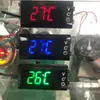 Comercio Electrónico Transfronterizo Accesorios para Motocicleta Voltímetro Modificado Reloj de Temperatura Función Tres en Uno