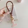 Correa de silicona amigable con la piel personalizada por el fabricante, cordón de silicona para teléfono móvil ajustable, moderno y a la moda, correa de mano colorida