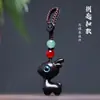 Chaveiro Cervo de Sândalo para Viagem Segura Pingente para Celular Corrente de Pingente de Chave Fofa e Requintada para Casal Masculino e Feminino
