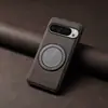 Adecuado para Google 11Proxl Funda de Teléfono Giratoria 360 grados con Soporte de Anillo, 10 Soportes Magnéticos para Coche y Cubierta Protectora de Cuero