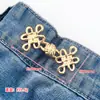 Hebilla de Cintura Amorosa Nudo Chino Hebilla Par Removible Sin Clavos Sin Costuras Botón Pantalones Cintura Grande Cambia Cintura Pequeña Artefacto Ajustado