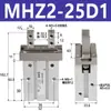 Cilindro de Dedos Hfz/Mhzl2/Mhz2-6-10-16-20-25-32D Pinza Paralela Neumática