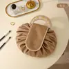 Bolsa de Cosméticos para Mujer, Gran Capacidad, Portátil, Cierre de Cordón, Lujo Ligero, Impermeable, Almacenamiento de Cosméticos, Neceser de Viaje