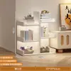 Estantería simple de pie para dormitorio, estante de almacenamiento estrecho para montaje en pared, estante de exhibición para sala de estar y oficina, gabinete de almacenamiento estrecho al lado de la mesa