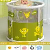 Tina de baño para bebé, plegable, para uso en casa, transparente, interior, para niños, recién nacidos, tina de baño, alberca