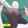 Calça de Yoga Verão Fina Calça Tubarão para Mulheres, Leggings Ultra-Finas com Proteção Solar Slim-Fit Amigáveis à Pele de Cintura Alta para Ar Condicionado