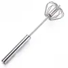 Ferramentas de Confeitaria Transfronteiriças Batedor de Ovos Aço Inoxidável Espessado Fouet Manual Mini Espumador Batedor de Ovos Semi-automático