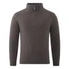 Novo suéter de tricô masculino Amazon transfronteiriço para comércio exterior, peça básica casual jovial, blusa quente com meia-gola