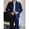 Atmósfera de salón chaqueta administrativa hombres joven funcionario público abrigo cleanfit hombres estilo otoño e invierno hombres maduros estables ropa de hombre