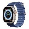 Pulseira Oceano Apple para applewatch8 s7 ultra Esportiva Silicone Bicolor Pulseira iwatch