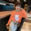 Camiseta de Manga Longa para Meninas Roupas Casuais de Primavera e Outono para Crianças Roupa de Outono Estilosa para Bebês Roupa de Outono da Moda 5 Top de Outono para Bebê da Moda