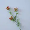 Flor Artificial 3 Terciopelo Pequeña Fresca Flor de Seda Hogar Suave Floral Salón de Bodas Paisaje Arreglo Floral Flor de Loto