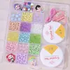 Conjunto de Acessórios Populares DIY para Miçangas Transfronteiriças Resina Miçangas Pequenas Materiais para Pulseira Colar Educacional Infantil Joias
