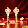 Estilo Étnico Chinês Liga Peixes Signo do Zodíaco Chaveiro Pingente Presente Pingente Acessórios Decorativos de Metal Pendente de Bolsa