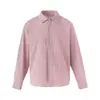 SELECCIÓN DEL PERSONAL Camisa a cuadros texturizada ligeramente arrugada de estilo coreano moderno, camisa vintage unisex de manga larga CS154