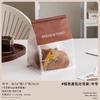 Bolsa para Pan Tostado Marrón Papel Kraft con Ventana Bolsa para Pan Mochi Galleta Repostería Alimento Auto-Sellante Borde Enrollado Bolsa de Embalaje para Hornear