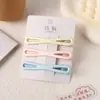 Pinza Metálica Dulce, Pinza para Lavado de Cara y Maquillaje, Lazo Lindo, Pinza de una Sola Palabra sin Marca, Pinza Grande para Flequillo de Frente
