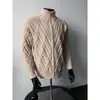 Cárdigan de punto trenzado casual vintage para hombre y mujer, otoño e invierno, estilo old money, abrigo suéter versátil para pareja
