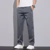 Calça esportiva masculina WILLIAMPOLO, primavera/verão, perna larga, perna reta, respirável, versátil, com bom caimento, resistente a rugas, calça longa casual