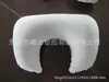 Los fabricantes producen varios colores de almohada de PVC inflable con flocado, almohada inflable, almohada de aviación, juego de tres piezas para viajar