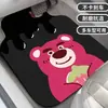 Alfombrilla de Suelo Universal Antideslizante de Dibujos Animados para Coche, Alfombrilla de Suelo de Coche de una Sola Pieza para Asiento Principal del Conductor de Niñas, Alfombrilla de Coche de Alfombra Superior
