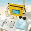Bolso bandolera impermeable con cierre hermético, totalmente impermeable para actividades acuáticas, natación y senderismo por arroyos, bolsa impermeable para guardar el teléfono y artículos varios en exteriores