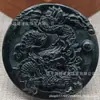 Pendente de Jade Verde Escuro Natural para Atacado, Dragão do Zodíaco, Pingente de Flor de Pedra Medicinal, Pedra Serpentina, Cavalo do Zodíaco, Bagua