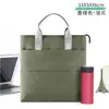 Jerry 5807 Pasta Vertical Bolsa de Lona para Documentos A4 Múltiplos Compartimentos Pasta de Arquivos Espessada Impermeável Bolsa de Conferência