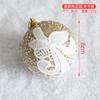 Decoraciones Navideñas Transfronterizas de Bolas de Espuma, Bolas Colgantes, Bolas Pintadas, Accesorios para Decoración de Árbol de Navidad, Decoraciones de Escena Disponibles para Mayorista
