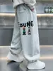 Pantalones de Forro Polar para Niños Otoño Invierno 2026 Nuevo Estilo Coreano Atractivos Ropa de Invierno para Niños Mediana a Grande Pantalones Deportivos Pantalones de Chándal Atractivos para Niños