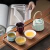 Juego de té de alta gama de cinco hornos famosos Taza de té Regalo de acompañamiento para líderes mayores Regalo para novio Personalización de regalo empresarial Wenchuang