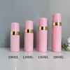 Botella de Mousse Rosa 100ml120ml150ml Limpiador Facial Desinfectante de Manos Botella Espumosa Botellas Portátiles PET
