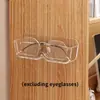Estante de Almacenamiento para Gafas Montado en la Pared, Estante de Almacenamiento para Baño y Mesita de Noche Montado en la Pared sin Taladro para Gafas de Prescripción y Gafas de Sol, Moderno y Sencillo
