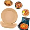 Fabricante de papel para air fryer Placa acrílica Bandeja de melamina Tigela redonda para molho Papel para air fryer Refeição