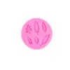 Molde de silicone 3D para bolo folha de bordo tridimensional, líquido para modelagem de folha de açúcar