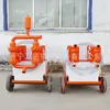 Máquina de Inyección WDSJ Refuerzo de Cimentación Blanda Bomba Hidráulica de Mortero de Inyección de Doble Cilindro 15kw Inyección de Doble Componente de Alto Flujo