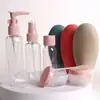 Cosméticos Engarrafados Mangueira Diária Squeeze Suit Garrafa de Shampoo Portátil Aba Garrafa de Loção de Viagem 60ml
