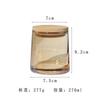 Mimuer Copo Shengdai Colorido Criativo diy Fabricação de Velas de Aromaterapia Copo Vazio de Vidro Colorido com Tampa de Madeira