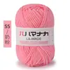 Fio de Lã Quatro Fios Algodão Leite 4 Fios Fio para Boneca Algodão Coreano Médio-Grosso Para Bebê Crianças Crochê Tricô à Mão Fio Atacado Yicotton