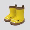 Botas de lluvia para adulto de tiburón, calzado de verano para mujer, suela gruesa antideslizante, botas de lluvia para niños, zapatos de goma impermeables lindos para padres e hijos