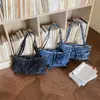 Bolsa de Hombro Cruzada para Mujer de Gran Capacidad, Estilo Moderno, Versátil, Mezclilla, Nueva Moda Verano 2026